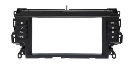 Комплект рамки с разъёмами 9" Land Rover Discovery Sport 2014-2019 (для авто без CD) с кнопками