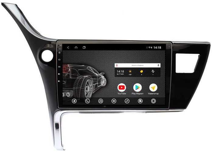 Магнитола для Toyota Corolla 2016-2019 (Китай) - AK353R10-MTK Android 10, 8-ядер, 2Гб-32Гб