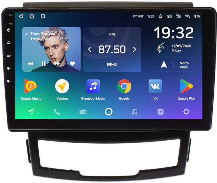 Магнитола для SsangYong Actyon II 2011-2013 - Teyes CC2 PLUS Android 10, ТОП процессор, 4-64, SIM-слот