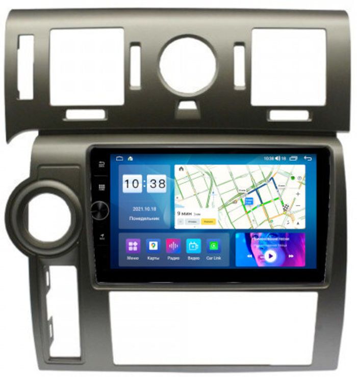 Магнитола для Hummer H2 2002-2009 - Parafar PF040LHDAV на Android 12, ТОП процессор, 3Гб+32Гб, CarPlay, 4G SIM-слот