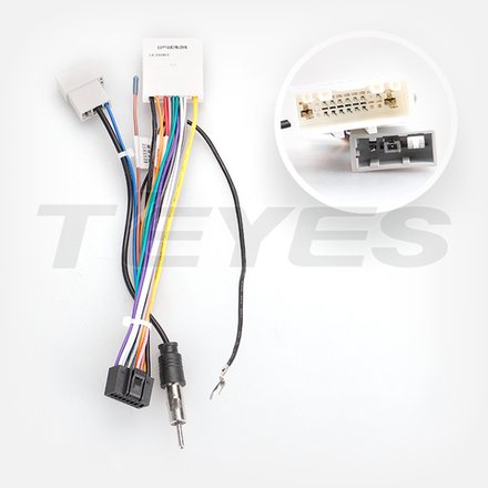 Комплект рамки с разъёмами 10" Nissan Sentra/Sylphy B17 2012-2023, Tiida 2015 глянец