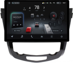 Магнитола для Nissan X-Trail T32, Qashqai J11 2014-2022 (климат, рамка большая) - Teyes CC4-PRO монитор 13" 2K QLED на Android 13, Snapdragon 778G, ИИ, CarPlay, DSP, 4G SIM-слот