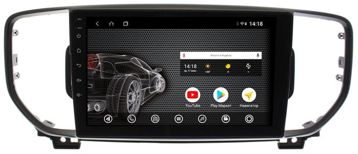 Магнитола для KIA Sportage 2016-2018 - AK326R9-MTK Android 10, 8-ядер, 2Гб-32Гб