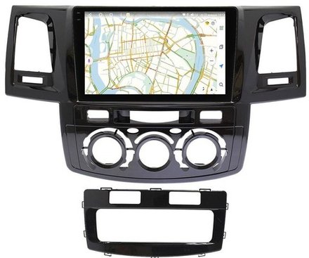 Магнитола для Toyota Hilux 2011-2015 - Vaycar VA77-1143-2K на Android 13, 8-ядер, 2K QLED, ТОП процессор, CarPlay,4G SIM-слот