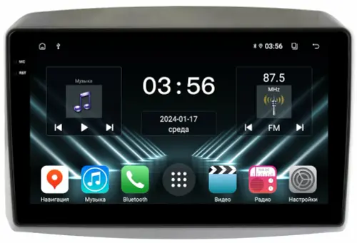 Магнитола для KIA Sorento Prime UM 2015-2020 (рамка-накладка) - FarCar DX10-7019F2 монитор 10.36" IPS на Android 13, 4+64Гб, CarPlay