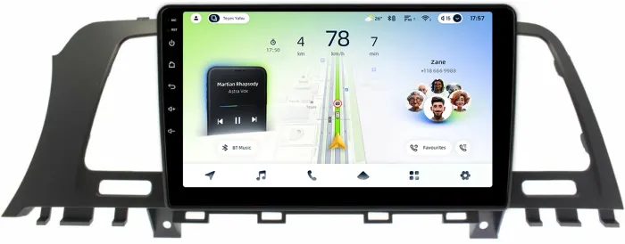 Магнитола для Nissan Murano Z51 2008-2015 - Teyes CC4L-DTS монитор 9" IPS на Android 14, Быстрая, Snapdragon 662, CarPlay, 4G SIM-слот