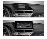 Магнитола для Lexus RX270, RX350 AL10 2009-2015 (ШГУ монохром) - Teyes LUX ONE ROUND монитор 12.3" 2K QLED на Android 10, Быстрая, CarPlay, 4G SIM-слот, джойстик в комплекте