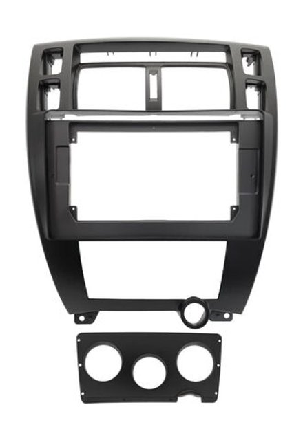 Комплект рамки с разъёмами 10" Hyundai Tucson 2004-2009 черная