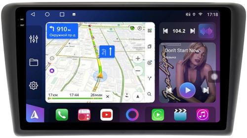 Магнитола для Skoda Rapid 1 2012-2020 (рамка тип 1) - FarCar BM9-2K-9580F1 монитор 9.5" 2K QLED на Android 14, TS10, 4+32Гб, CarPlay, 4G SIM-слот
