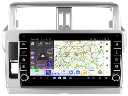 Магнитола для Toyota Land Cruiser Prado 150 2014-2017 - Kuberg OL-1614 (кнопки и крутилки) Android 13, TS20, 6+128Гб, CarPlay, 4G SIM-слот