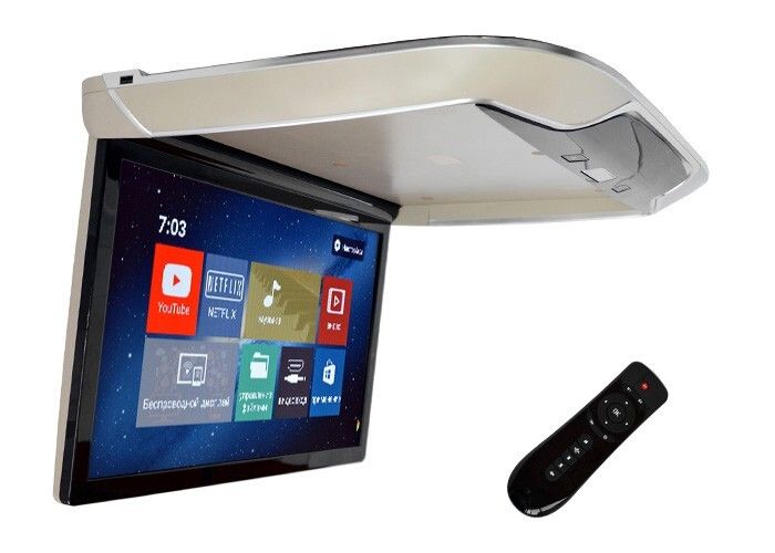 Монитор потолочный - ERGO ER22AND с экраном 22” (1920х1080 FullHD, Android,Смарт ТВ, 3+32Gb) беж