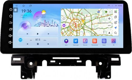 Магнитола для Mazda CX-5 KF 2017-2024, CX-8 - FarCar монитор 12.3" 2K QLED на Android 14, TS10, CarPlay, 4G SIM-слот