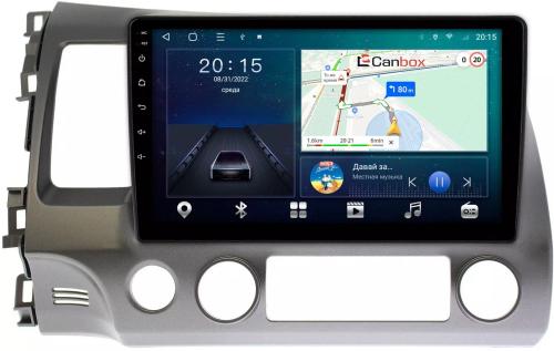 Магнитола для Honda Civic 8 4d 2005-2012 седан - Canbox 10-063 Android 10, 8-ядер, SIM-слот