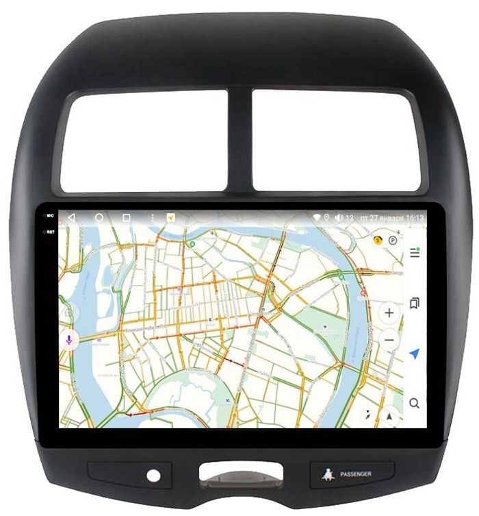 Магнитола для Mitsubishi ASX 2010-2016 - Vaycar VA47-0026-2K на Android 13, Быстрая, 2K QLED, CarPlay, 4G SIM-слот