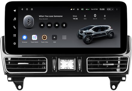 Магнитола для Mercedes-Benz ML (W166) 2011-2015 NTG 4.5 - Teyes LUX ONE монитор 12.3", Android 10, 6Гб+128Гб, CarPlay, 4G SIM-слот