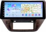 Магнитола для Nissan Patrol Y61 2004-2010 (рамка дерево) - FarCar монитор 12.3" 2K QLED на Android 14, Быстрая, CarPlay, 4G SIM-слот