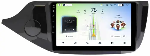 Магнитола для KIA Ceed 2 JD 2012-2018 (рамка глянцевая) - Teyes CC4L монитор 9" IPS на Android 14, Быстрая, Snapdragon 662, CarPlay, 4G SIM-слот