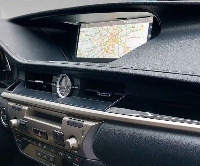 Магнитола для Lexus ES200, ES250, ES300h, ES350 2012-2018 (джойстик-мышь) - RDL-LEX-ES-High монитор 10.25" на Android 13, Быстрая, CarPlay, 4G SIM-слот