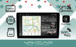 Магнитола для Ford Transit 6, C-Max, Kuga 1, Fusion и пр. - Vaycar VA17-0140-2K на Android 13, Быстрая, 2K QLED, CarPlay,4G SIM-слот