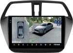 Магнитола для Suzuki SX4 2 2013-2021 (штатная КЗВ) - Teyes CC3-2K-360 монитор 9.5" 2K QLED на Android 10, Быстрая, CarPlay, 4G SIM-слот, 4 камеры в комплекте