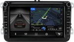 Магнитола для Volkswagen T5, T6, Tiguan, Passat, Polo, Jetta, Amarok, Golf и др., Skoda Fabia, Rapid - Canbox (кнопки и крутилки) Android 10, ТОП процессор, Carplay, 4G SIM-слот