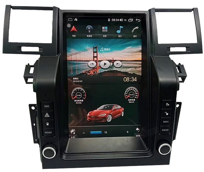 Магнитола для Range Rover Sport 2005-2009 - Kuberg NH-1002 ("Тесла-Стиль") Android 10, 8Гб+128Гб, SIM-слот
