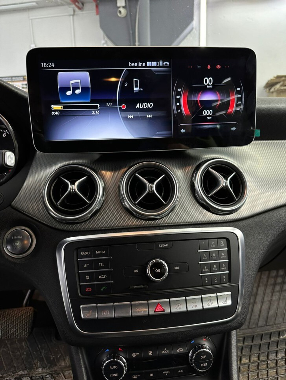 Магнитола для Mercedes-Benz A-класс, B-класс 2015-2018 NTG 5.0/5.1 - RDL-7715 монитор 12.3" на Android 13, 8Гб+128Гб, CarPlay, 4G SIM-слот