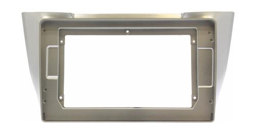 Комплект рамки с разъёмами 10" Toyota Harrier 2003-2013, Lexus RX300 2003-2009 монохром вниз
