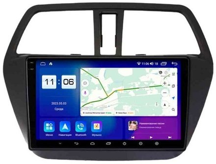 Магнитола для Suzuki SX4 2 2013-2021 - Parafar PF125RN2K на Android 13, QLED+2K, ТОП процессор, 4Гб+32Гб, CarPlay, 4G SIM-слот