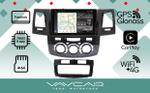 Магнитола для Toyota Hilux 2011-2015 - Vaycar VA77-1143-2K на Android 13, Быстрая, 2K QLED, CarPlay,4G SIM-слот