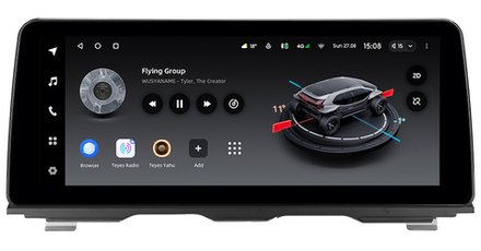 Магнитола для BMW 5-серия F10 2012-2016 NBT - Teyes LUX ONE монитор 12.3" на Android 10, 6/128ГБ, CarPlay, 4G SIM-слот