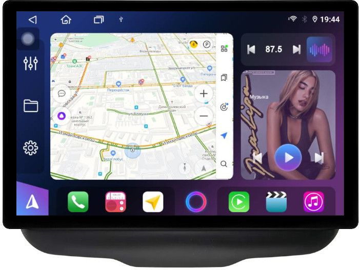 Магнитола для Jeep Renegade 2014-2021 - FarCar BX877 монитор 13" 2K QLED на Android 13, Быстрая, CarPlay, 4G SIM-слот