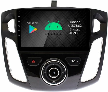 Магнитола для Ford Focus 3 2011-2019 (поддержка автопарковки) - Airok RI-1701 Android 12, ТОП процессор, 8/128Гб, SIM-слот