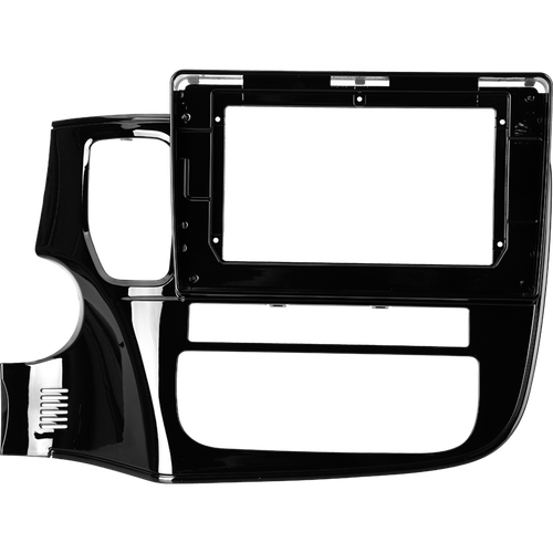 Комплект рамки с разъёмами 10,1"+can Mitsubishi Outlander 3 2012-2023 овальный климат Chinese ver.CAN