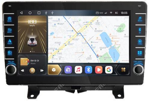 Магнитола для Range Rover Sport 2005-2009 - Kuberg EW-9307 (кнопки и крутилки), Android 12, TS10,  CarPlay, 4G SIM-слот