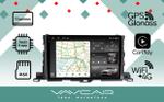 Магнитола для Toyota Highlander 2013-2020 - Vaycar VA77-0467-2K на Android 13, Быстрая, 2K QLED, CarPlay,4G SIM-слот