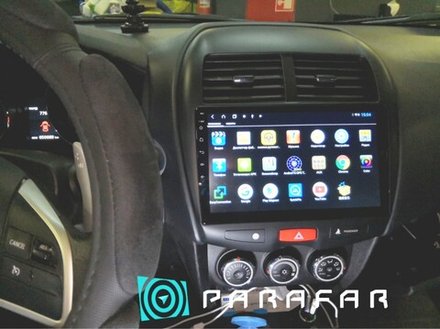 Магнитола для Mitsubishi ASX, Peugeot 4008, Citroen C4 Aircross 2010-2016 - Parafar PF026XHD на Android 13, 8-ядер, 4Гб+64Гб, CarPlay, 4G SIM-слот