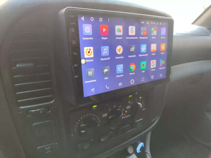 Магнитола для Toyota Land Cruiser 100 1998-2002 (три крутилки климата) - AK502R9-MTK Android 10, 8-ядер, 2Гб-32Гб