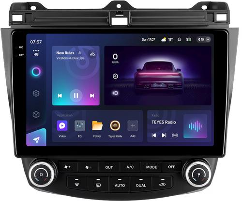 Магнитола для Honda Accord 7 2003-2008 (рамка вниз) - Teyes CC3-2K монитор 10.36" 2K QLED на Android 10, Быстрая, CarPlay, 4G SIM-слот