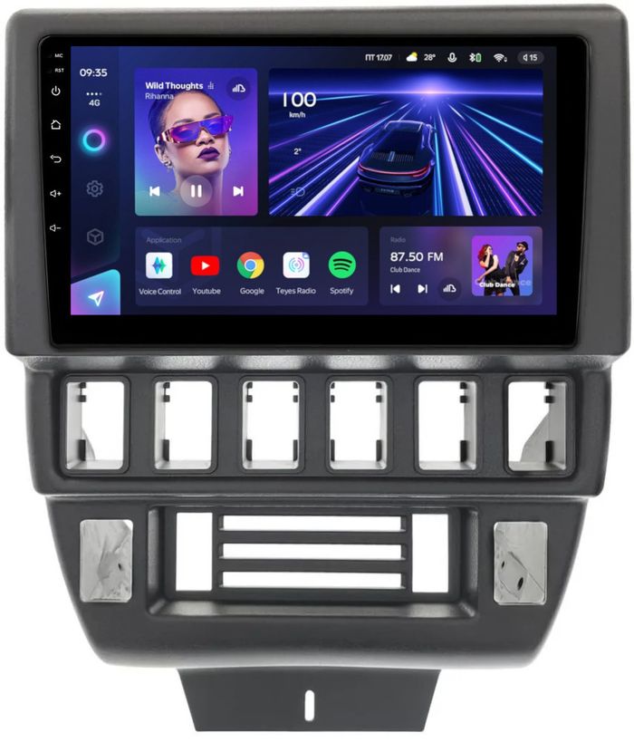 Магнитола для Lada 4x4, Urban, Bronto 1993-2019 - Teyes CC3L на Android 10, CarPlay, 4G SIM-слот