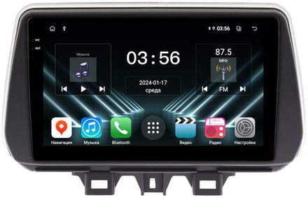 Магнитола для Hyundai Tucson 3 2018-2021 - FarCar DX1135M монитор 9.5" IPS на Android 13, 4+64Гб, CarPlay