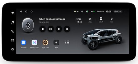 Магнитола для Mercedes-Benz GLC (X253) 2015-2018 NTG 5.0/5.1 - Teyes LUX ONE монитор 12.3", Android 10, 6Гб+128Гб, CarPlay, 4G SIM-слот