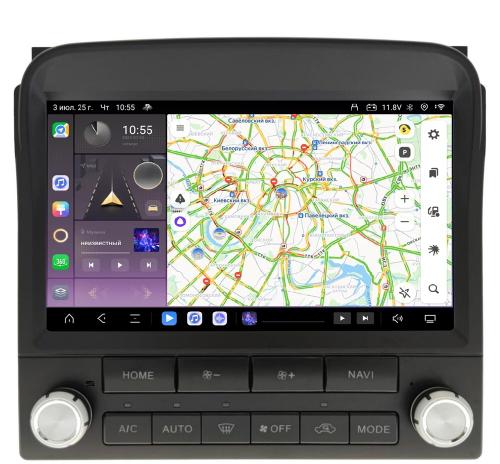 Магнитола для Toyota Land Cruiser 100, Lexus LX470 1998-2002 (климат на цветном экране) - Kuberg ZH-T1207 QLed, Android 13, TS20, CarPlay, SIM-слот