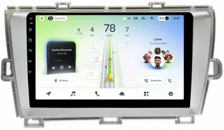 Магнитола для Toyota Prius 30 2009-2015 (правый руль) - Teyes CC4L монитор 9" IPS на Android 14, Snapdragon 662, CarPlay, 4G SIM-слот