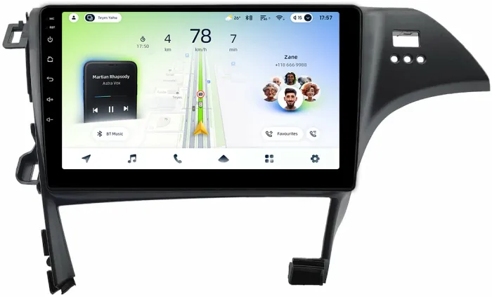 Магнитола для Toyota Prius 30 2009-2015 (правый руль) - Teyes CC4L монитор 10" IPS на Android 14, Snapdragon 662, CarPlay, 4G SIM-слот