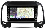 Магнитола для Hyundai Santa Fe 2006-2012 - Kuberg OL-9717 (кнопки и крутилки) Android 13, Быстрая, CarPlay, 4G SIM-слот
