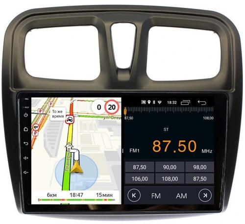 Магнитола для Renault Logan/Sandero 2014+ - Parafar PF174FHD на Android 13, 8-ядер, 2Гб+32Гб, CarPlay, 4G SIM-слот