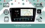 Магнитола для Skoda Octavia A7 2013-2020 - Vaycar VA65-0483-2K на Android 13, Быстрая, 2K QLED, CarPlay, 4G SIM-слот