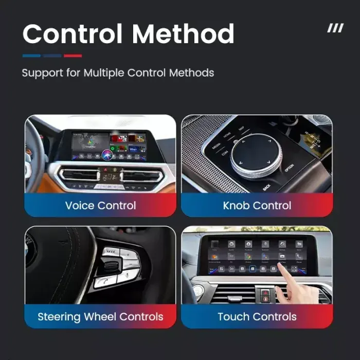 Мультимедиа блок для BMW 2019+ со штатным беспроводным CarPlay - Kuberg ASR-V423W на Android 13, Быстрая, 4G SIM-слот, простое подключение
