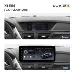 Магнитола для BMW X1 E84 2009-2014 CIC (рамка 10) - Teyes LUX ONE 360 монитор 12.3" 2K QLED на Android 10, 6Гб+128Гб, CarPlay, 4G SIM-слот, 4 камеры в комплекте